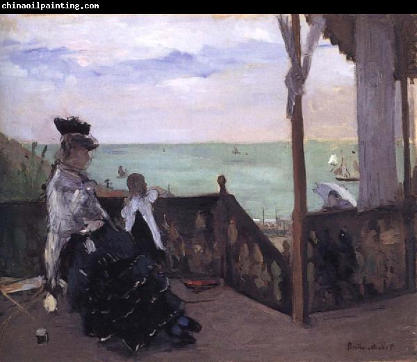 Berthe Morisot In a Villa at the Seaside