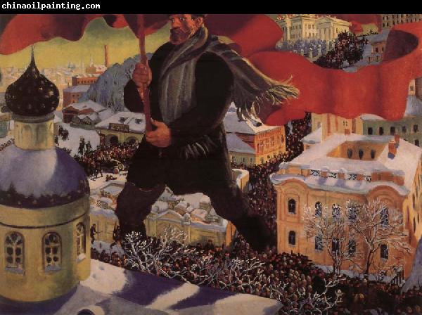 Boris Kustodiev A Bolshevik