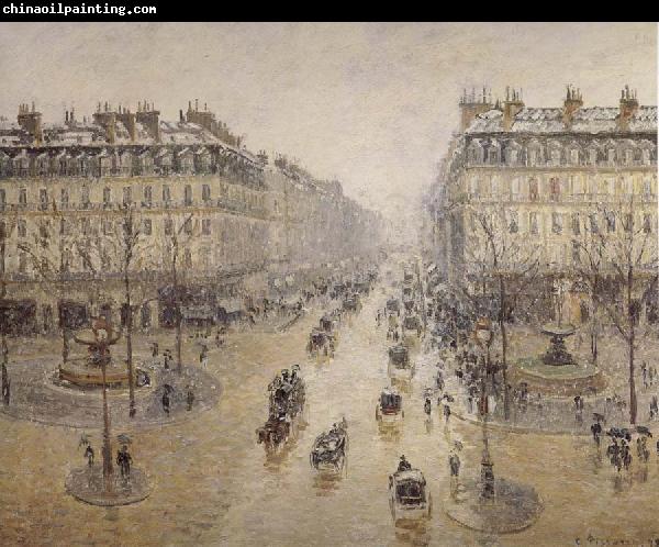 Camille Pissarro Paris-s opera house street