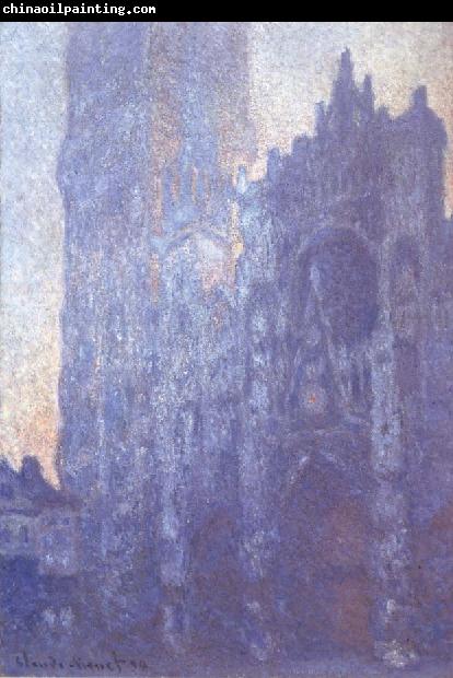 Claude Monet Rouen Cathedral Facade and Tour d-Albane