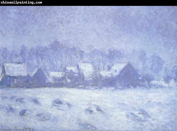 Claude Monet Snow Effect at Giverny