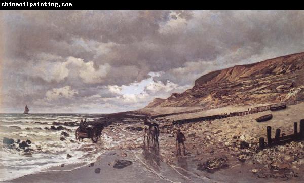 Claude Monet The Pointe de la Heve at Low Tide