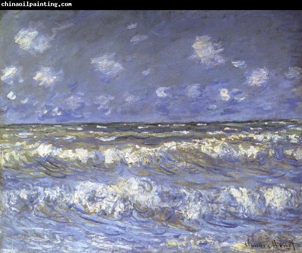 Claude Monet A Stormy Sea