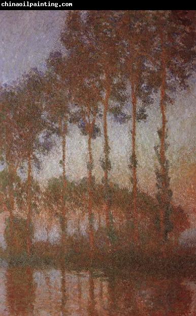 Claude Monet Poplars on the banks of the ept