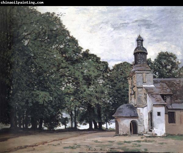 Claude Monet La Chapelle de Notre-Dame de Grace,Honfleur