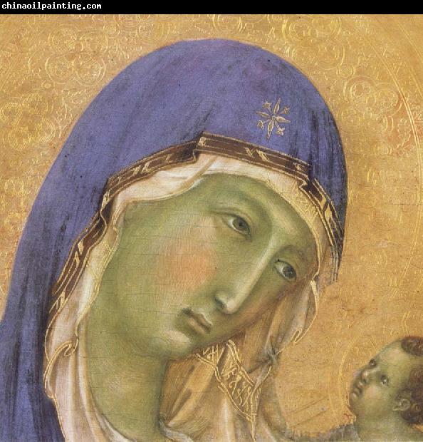 Duccio di Buoninsegna Detail of The Virgin Mary and angel predictor,Saint