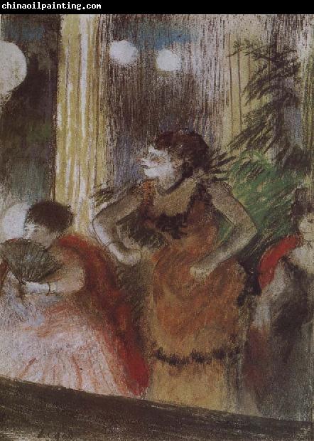 Edgar Degas Bete in the cafe