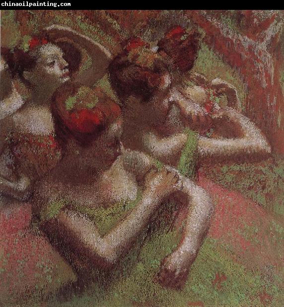 Edgar Degas Dancer triming dress