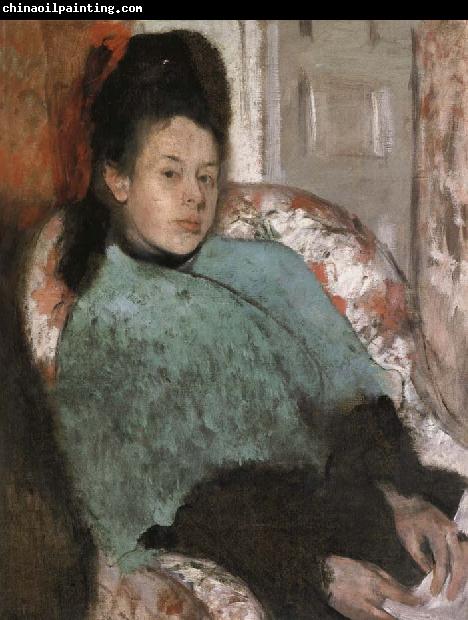 Edgar Degas Portrait of Elena Carafa