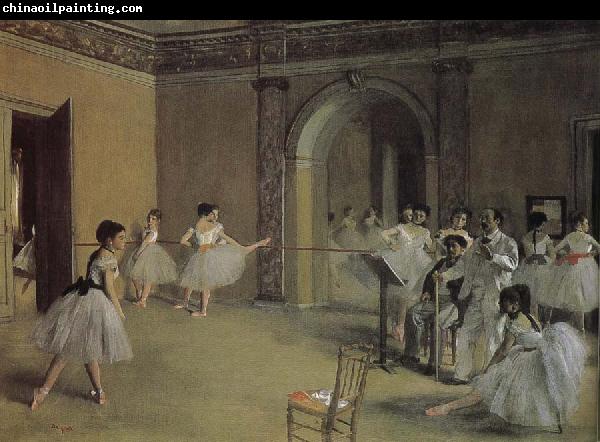 Edgar Degas Opera-s dry running hall