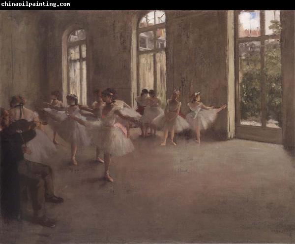 Edgar Degas The Rehearsal