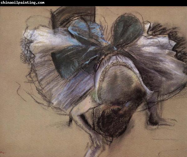 Edgar Degas dancer wearing shoes