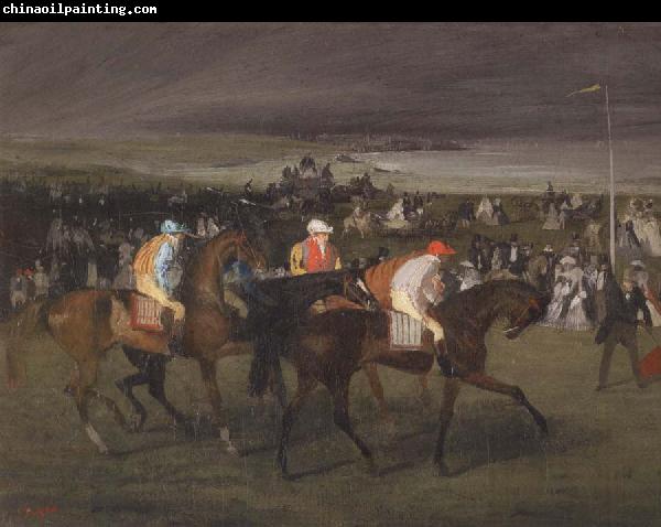 Edgar Degas At the races The Start