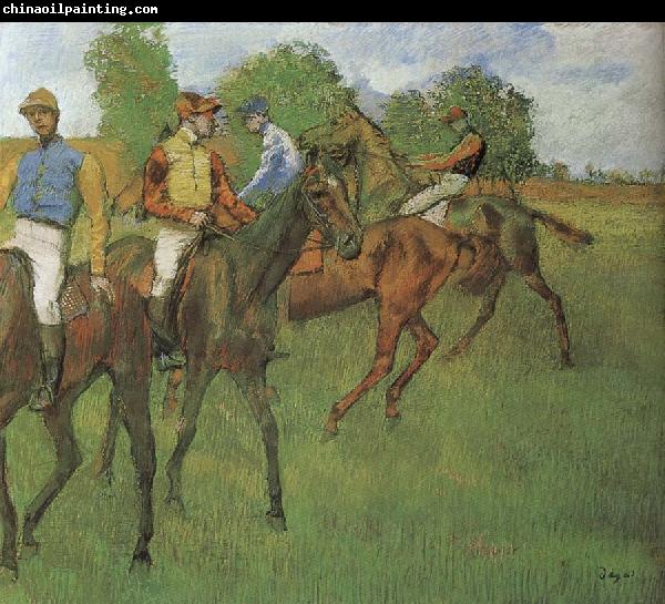 Edgar Degas The horse in the race