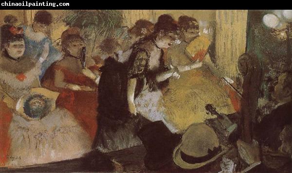 Edgar Degas Opera performance in the restaurant