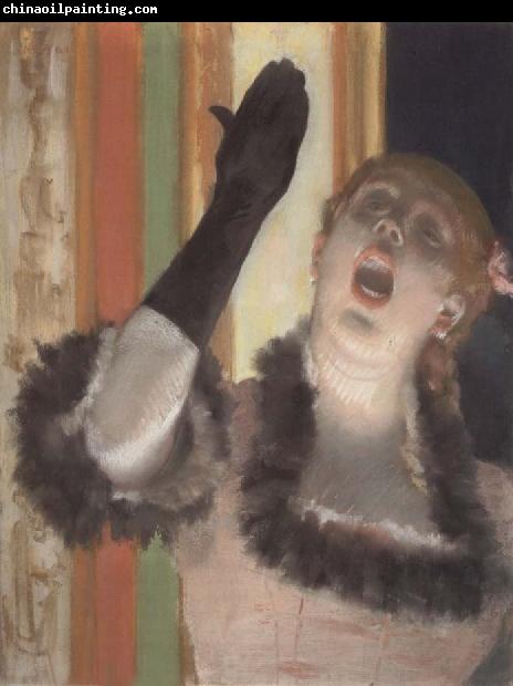 Edgar Degas Singer with a Glove