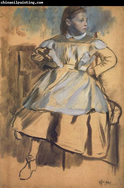 Edgar Degas Glulia Bellelli,Study for the belletti Family