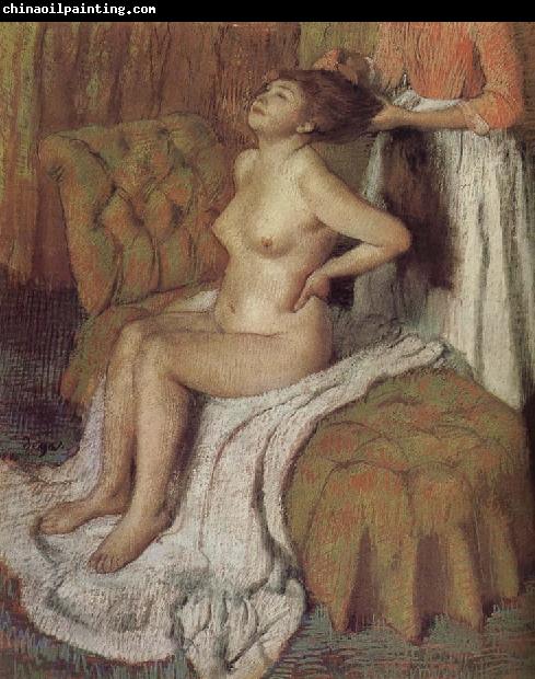 Edgar Degas The lady hackled hair