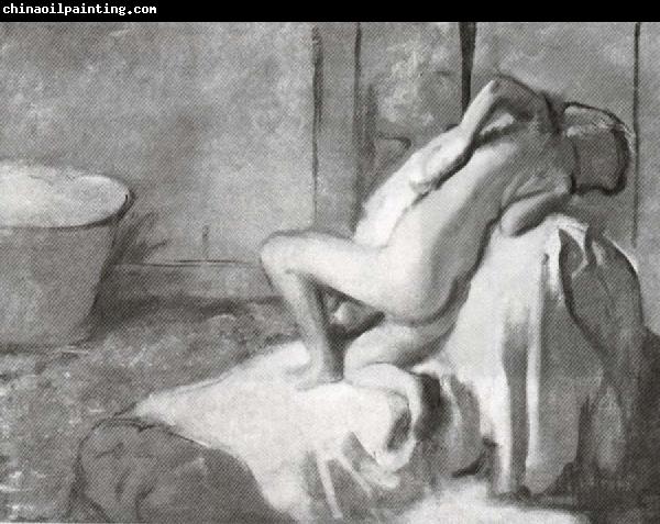 Edgar Degas After the bath