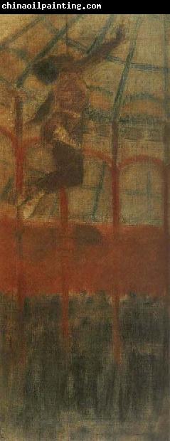 Edgar Degas Study of Miss La La at the Cirque Fermando