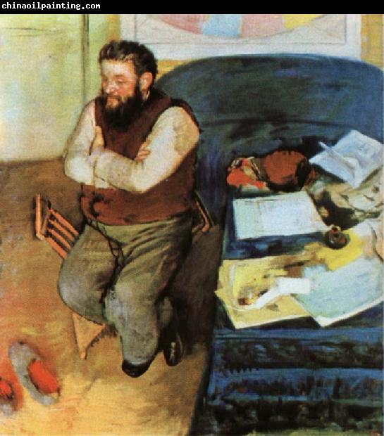 Edgar Degas The Portrait of Martelli