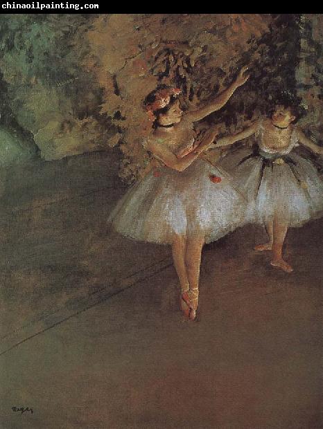 Edgar Degas Two dancer