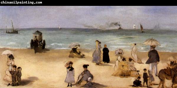 Edgar Degas Beach Scene