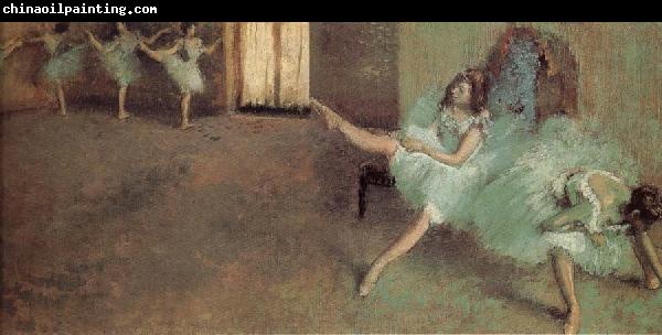 Edgar Degas Before the performance