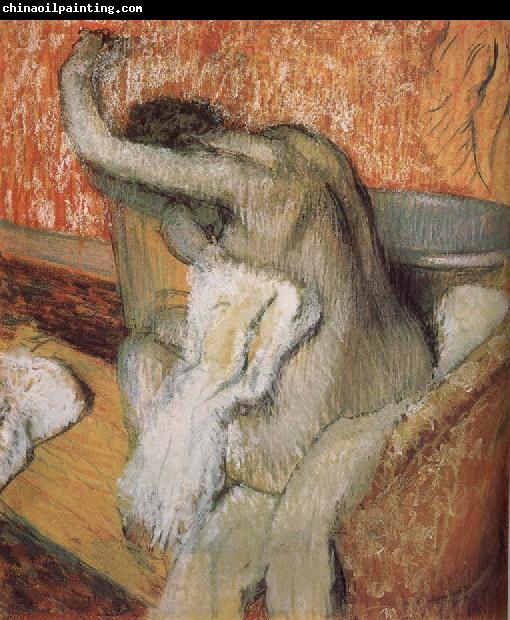 Edgar Degas The lady wiping body after bath