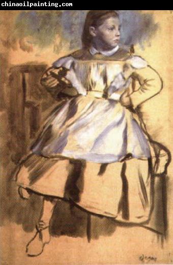 Edgar Degas Giulia Bellelli,Study for The Bellelli family