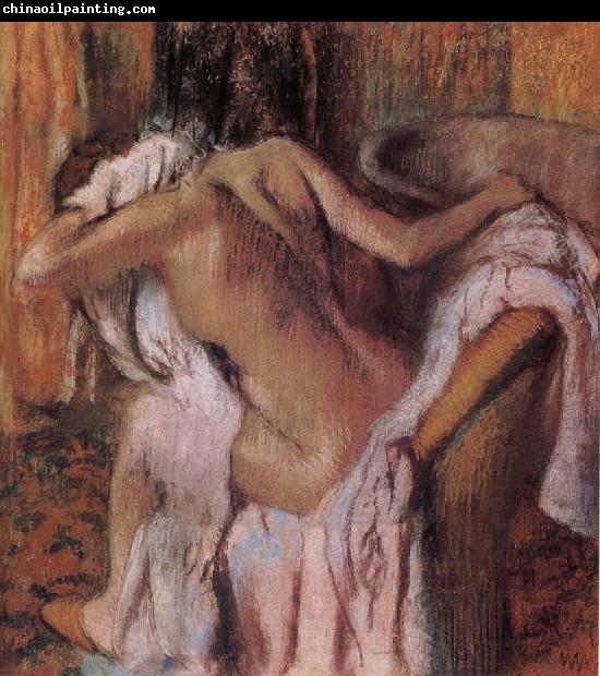 Edgar Degas After bath