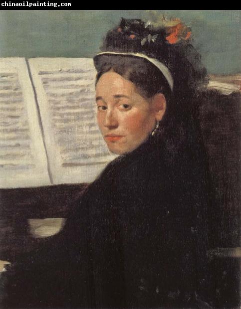 Edgar Degas Mlle Dihau at the Piano