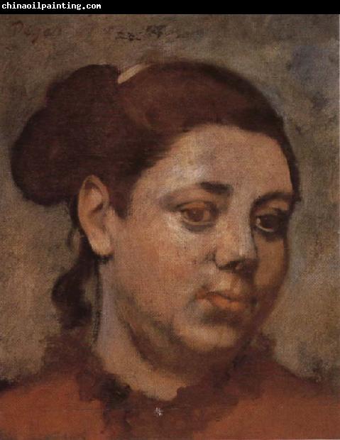 Edgar Degas Head of a Woman