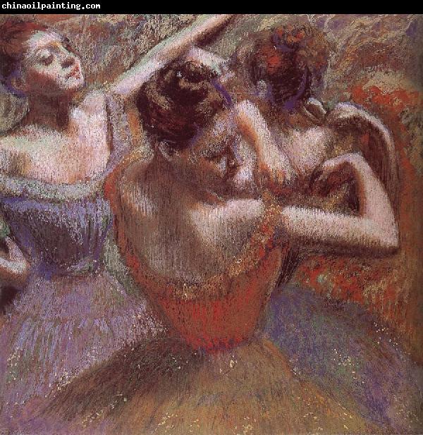 Edgar Degas Dancer triming dress