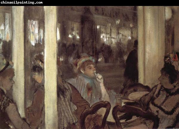 Edgar Degas Women in open air cafe