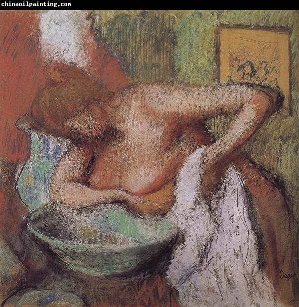 Edgar Degas Lady in the bathroom