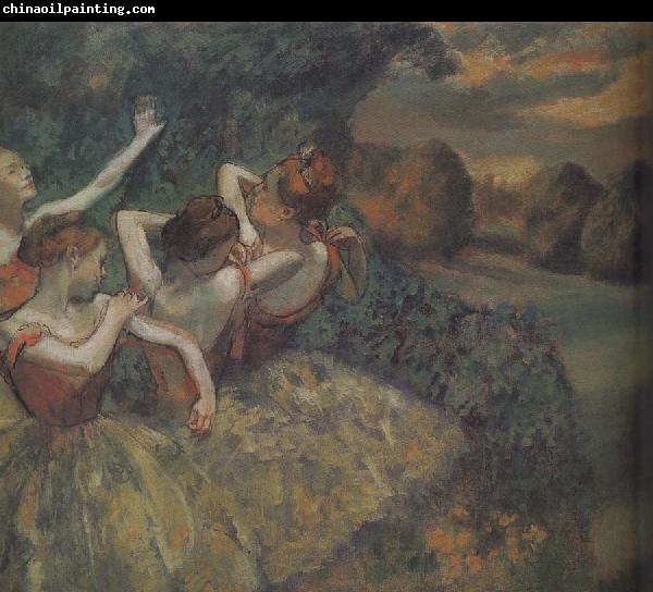 Edgar Degas Four dance