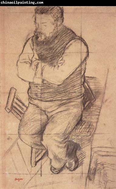 Edgar Degas Study for Diego Martelli