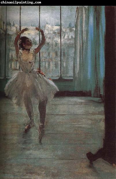 Edgar Degas Dance doing pose