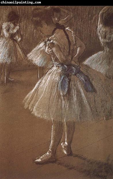 Edgar Degas Dress rehearsal Dancer