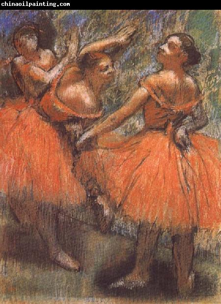 Edgar Degas Dancer in the red