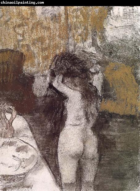 Edgar Degas After bath