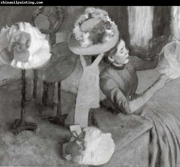 Edgar Degas The Millinery Shop