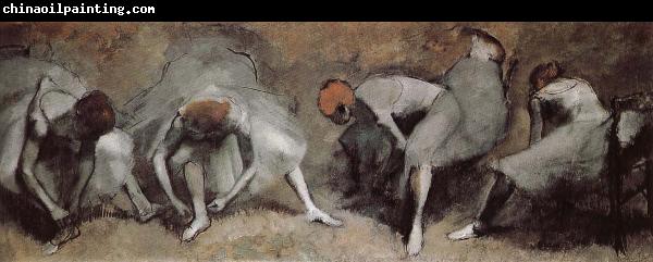 Edgar Degas Before the performance