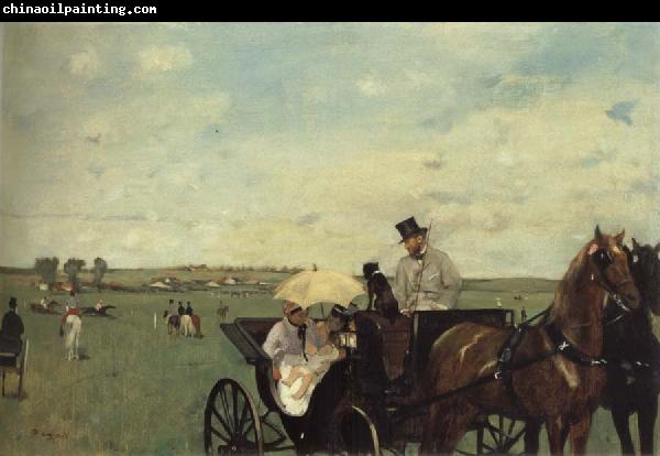 Edgar Degas At the Races in the Countryside