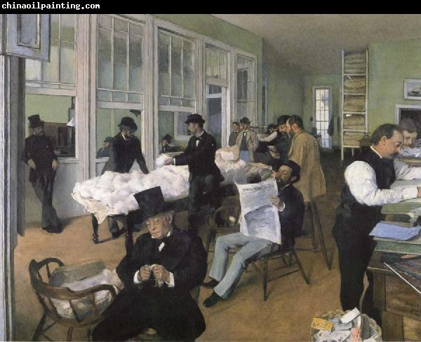 Edgar Degas Portrait of an office