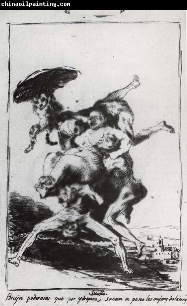 Francisco Goya Bruja poderosa que por ydropica