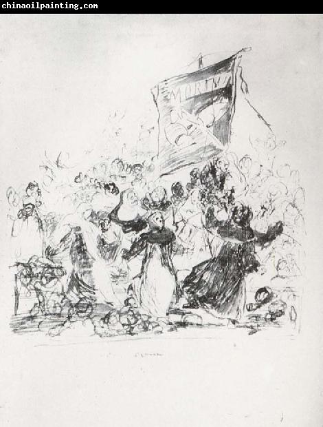 Francisco Goya Drawing for plate 190