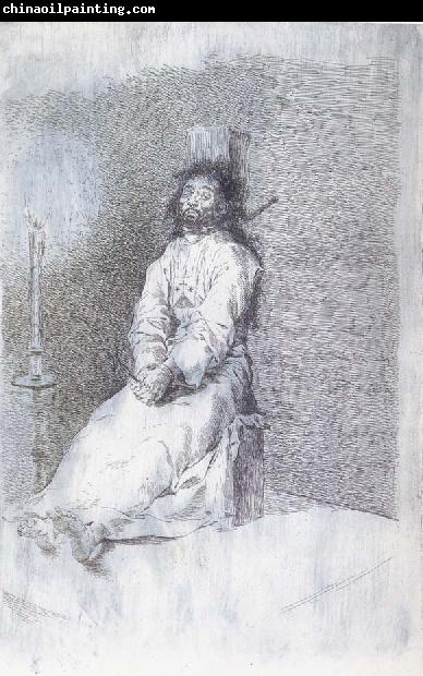 Francisco Goya Garrotted Man