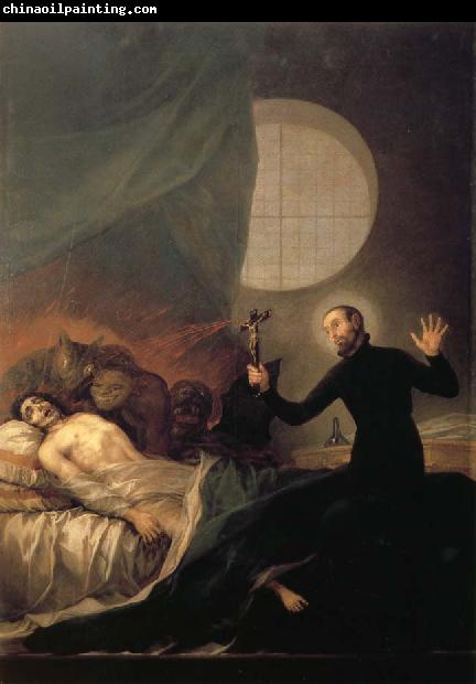 Francisco Goya St Francis Borja at the Deathbed of an Impenitent